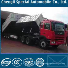 Three Axle Type Rear Tipper Semi Trailer for Sale